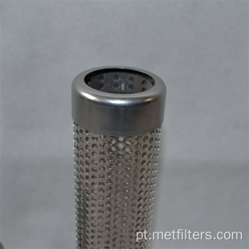 SS 304 Mina de peneiração do tubo de filtro ISO9001Porado